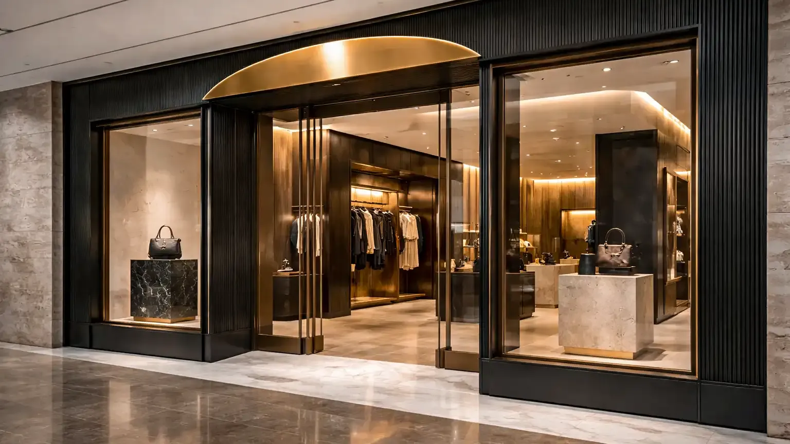 AVM mağazası iç mimarlık tasarımı — ticari alan çözümleri