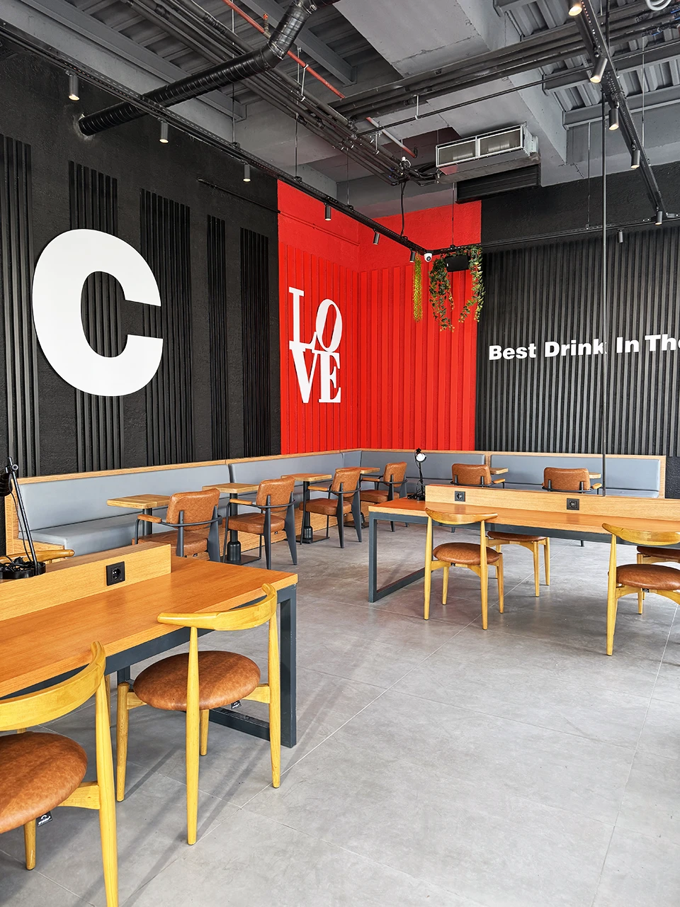 Columbia Coffee Çukurambar kavramsal köşe tasarımı