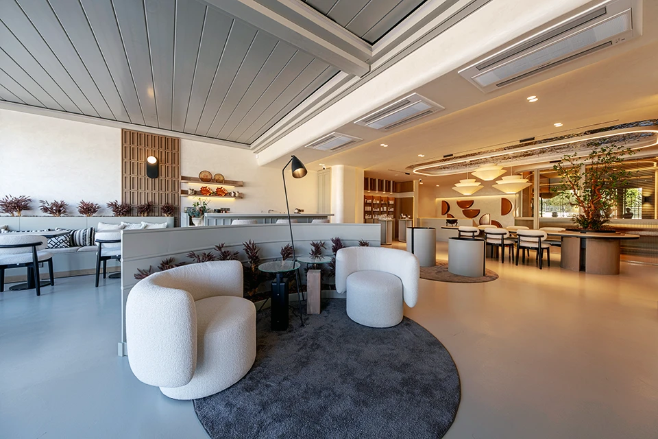 Genetologie klinik bekleme salonu oturma grupları